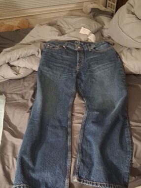 Classic Women's Blue Denim Jeans - e
